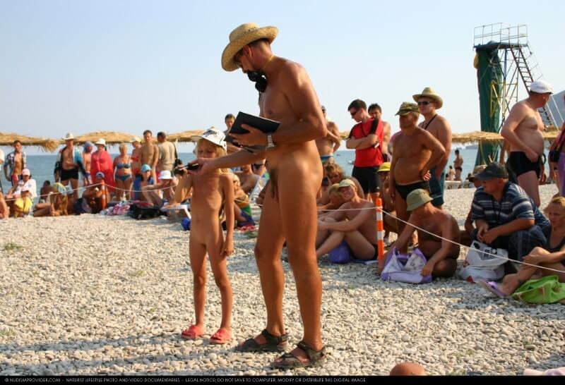 Naturist Pageant Line Up photos - Nudists appreciate and love nature